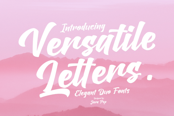 Download Versatile Letters Duo Script - Duo Collection