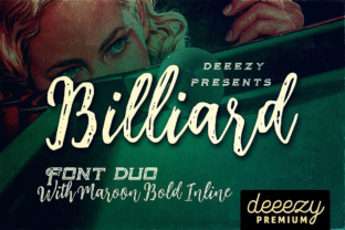 Download Billiard Font Duo - Duo Collection