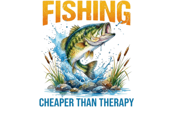 Download Fishing Cheaper Than Therapy Bass Fish - Fishing Collection